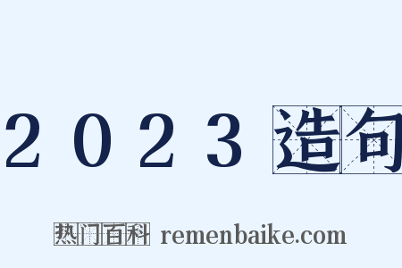 2023造句是什么意思的图片